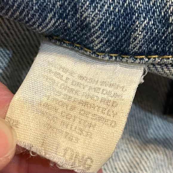 Vintage Lee Denim Jean Trucker Cowboy Ranch Jacket Men’s Size XL Long - Picture 3 of 4